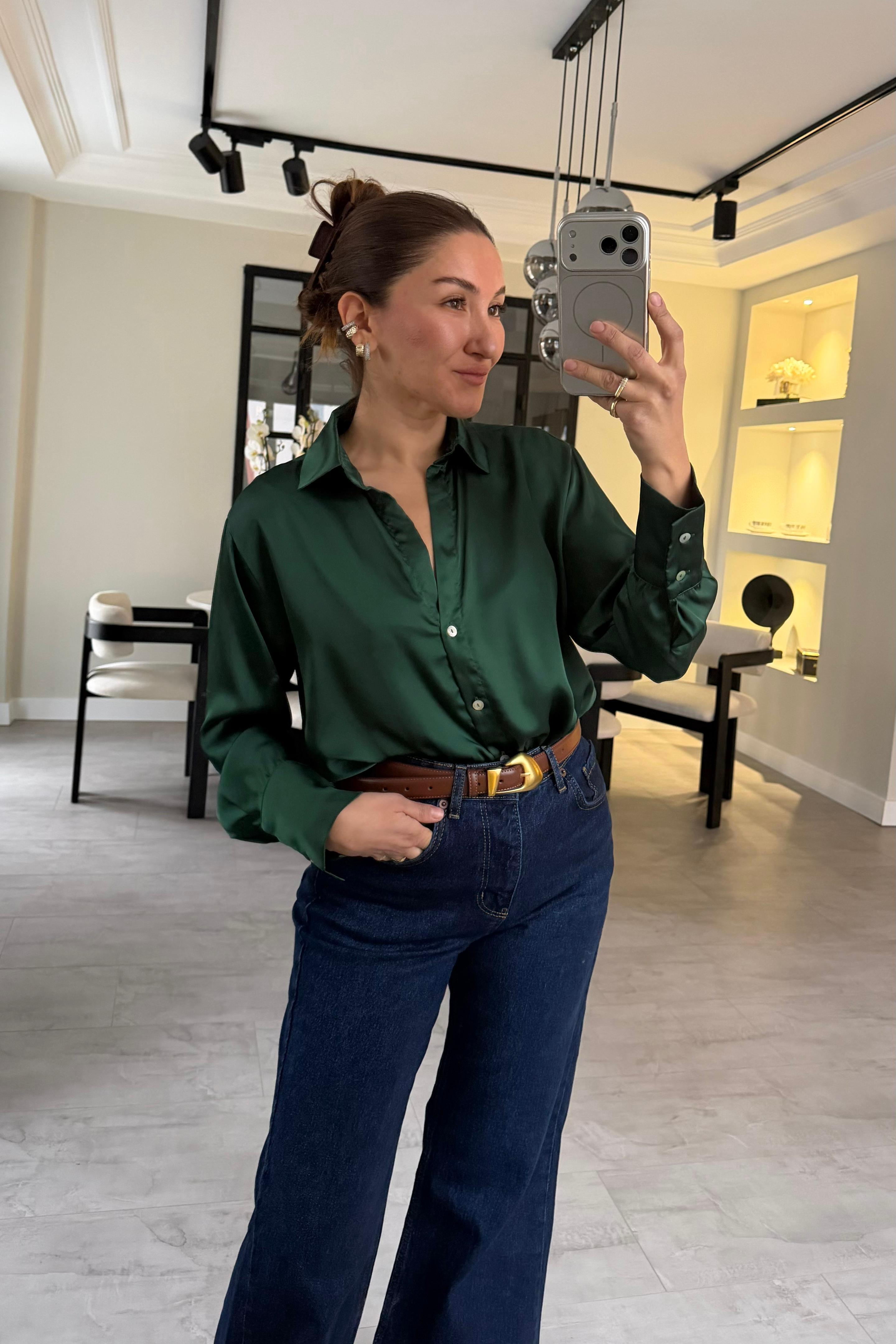 DİAGONAL SATEN GÖMLEK/2001