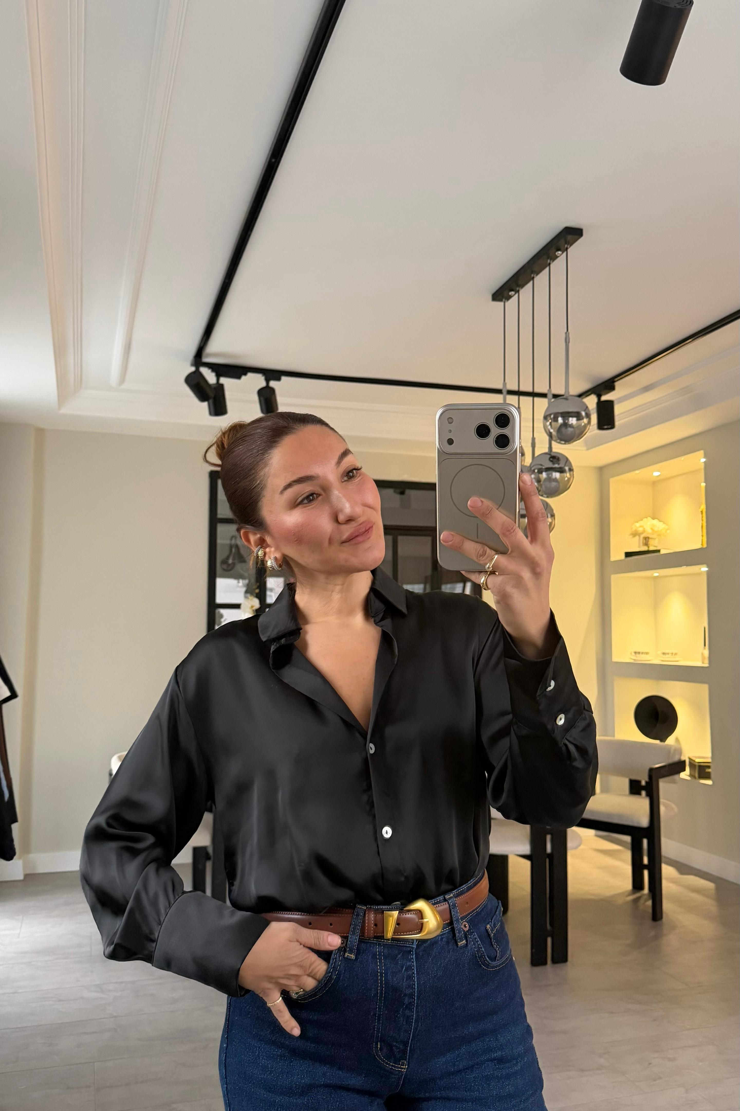 DİAGONAL SATEN GÖMLEK/2001