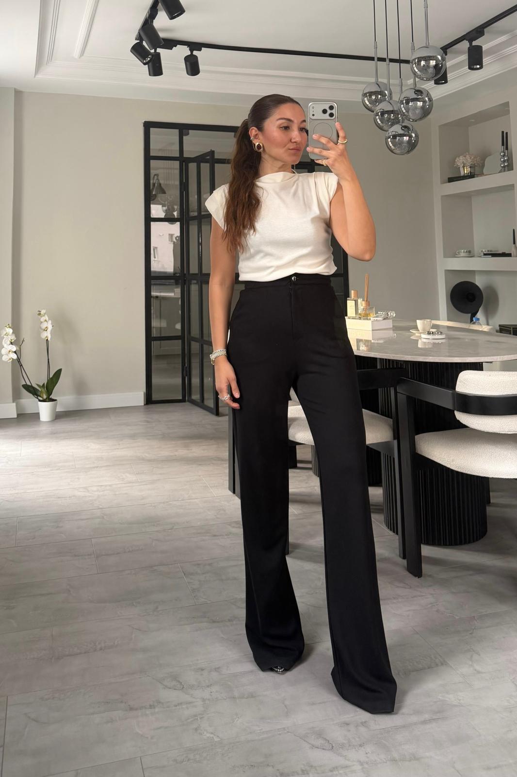 PREMIUM ÇELİK KUMAŞ PALAZZO PANTOLON