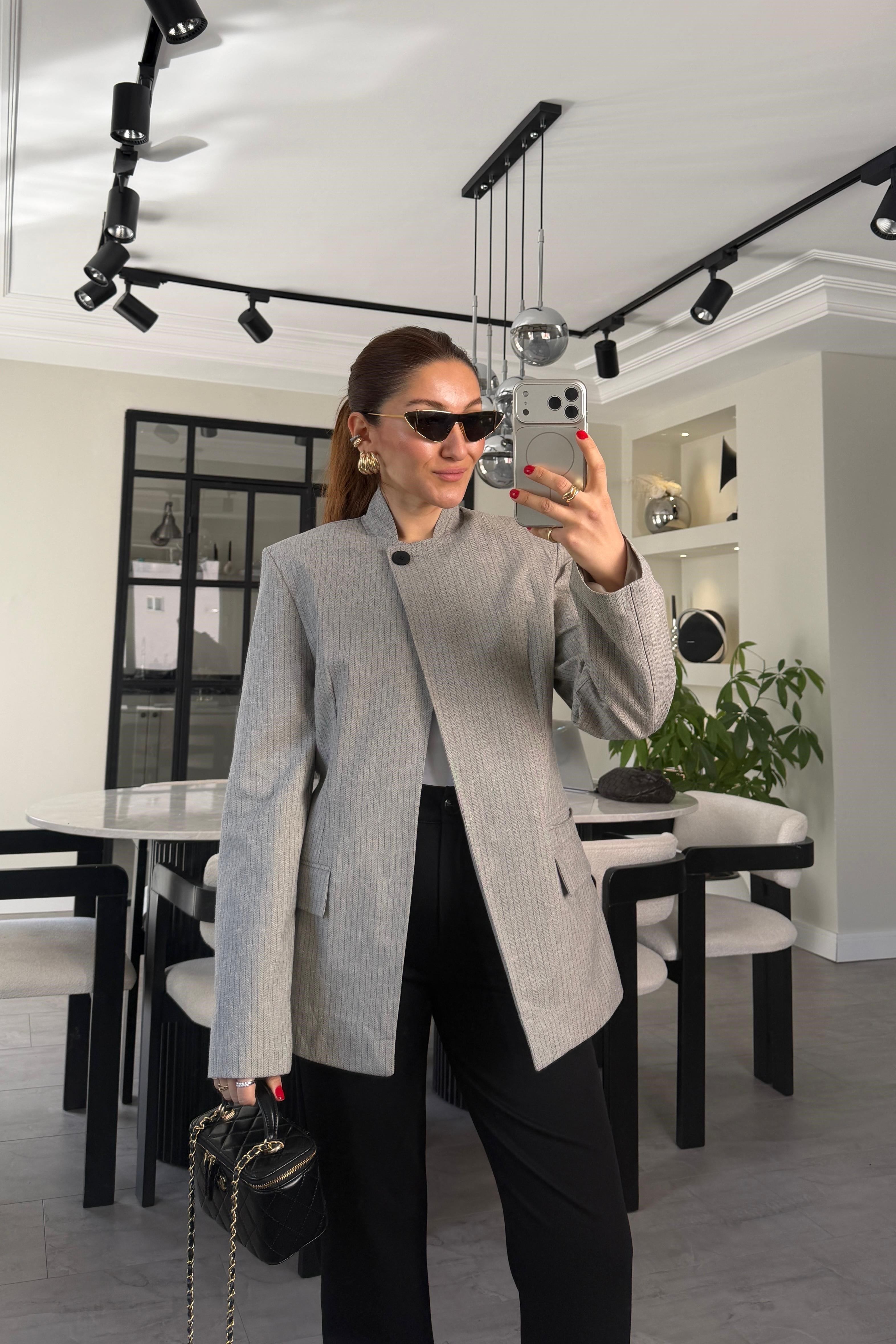 ÇİZGİLİ SEGOVİA CEKET/2342