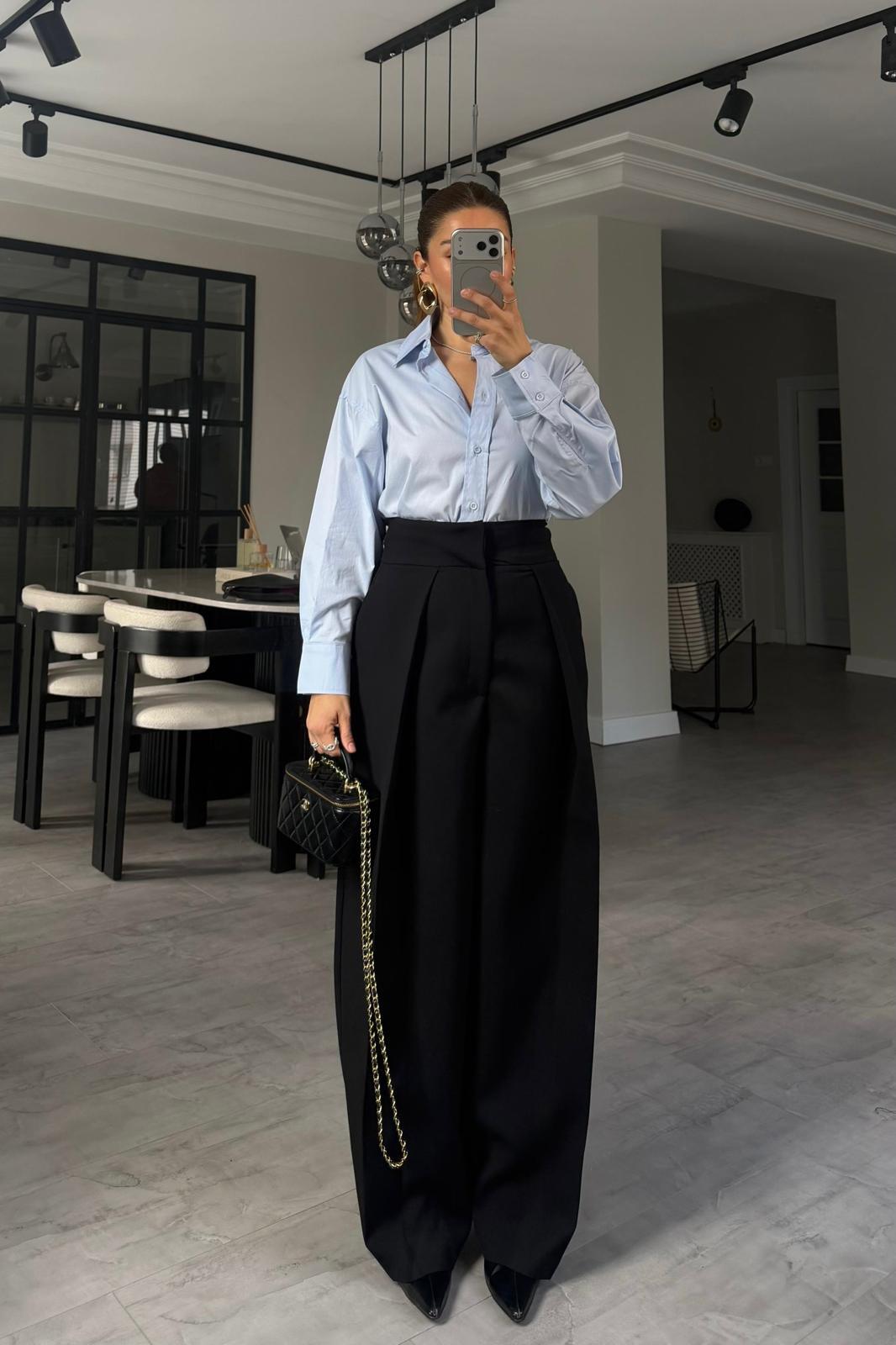 EKSTRA YÜKSEK BEL BOL PANTOLON/17358