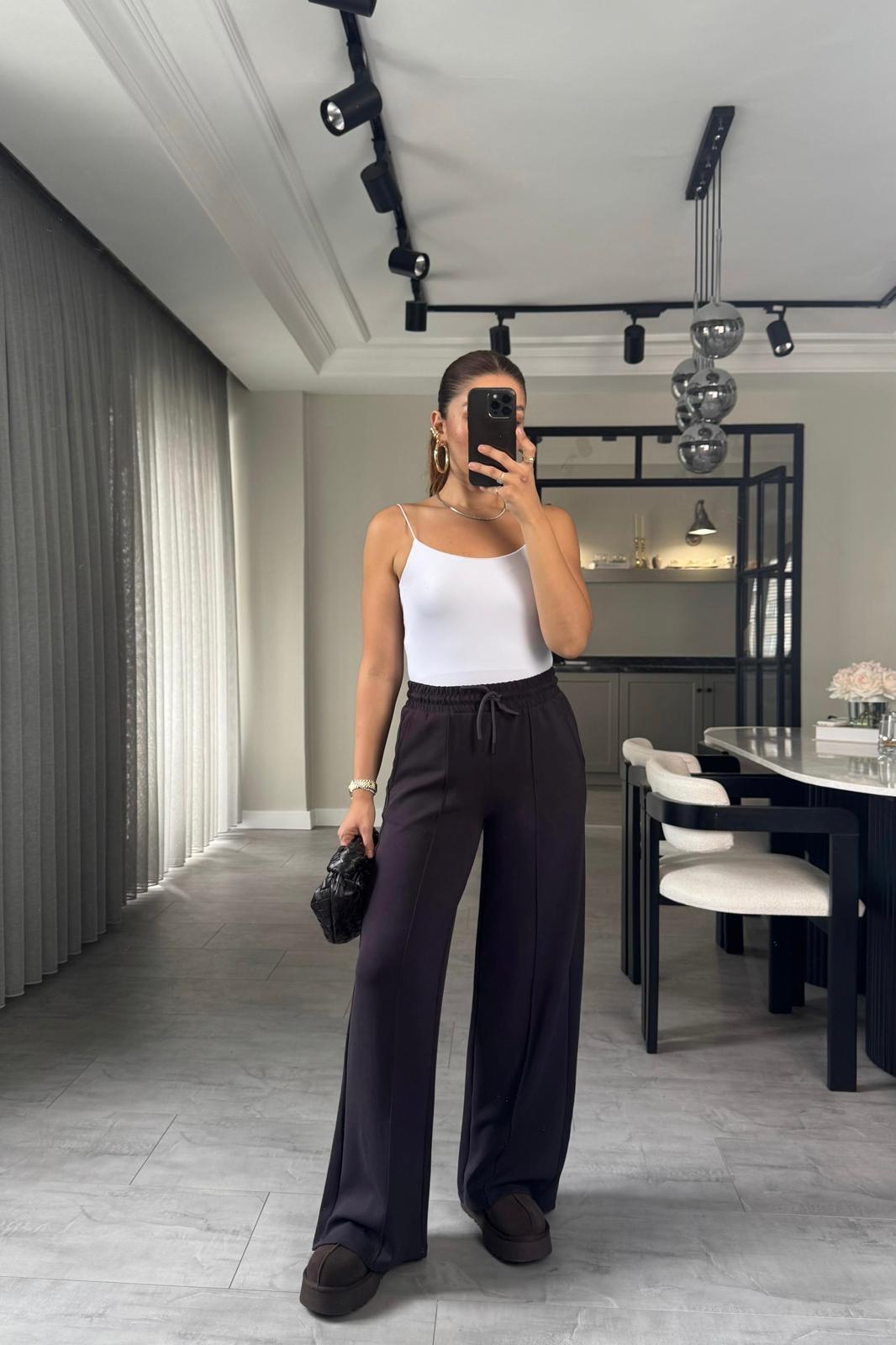 ÇİMA DİKİŞLİ MODAL PALAZZO PANTOLON /3476