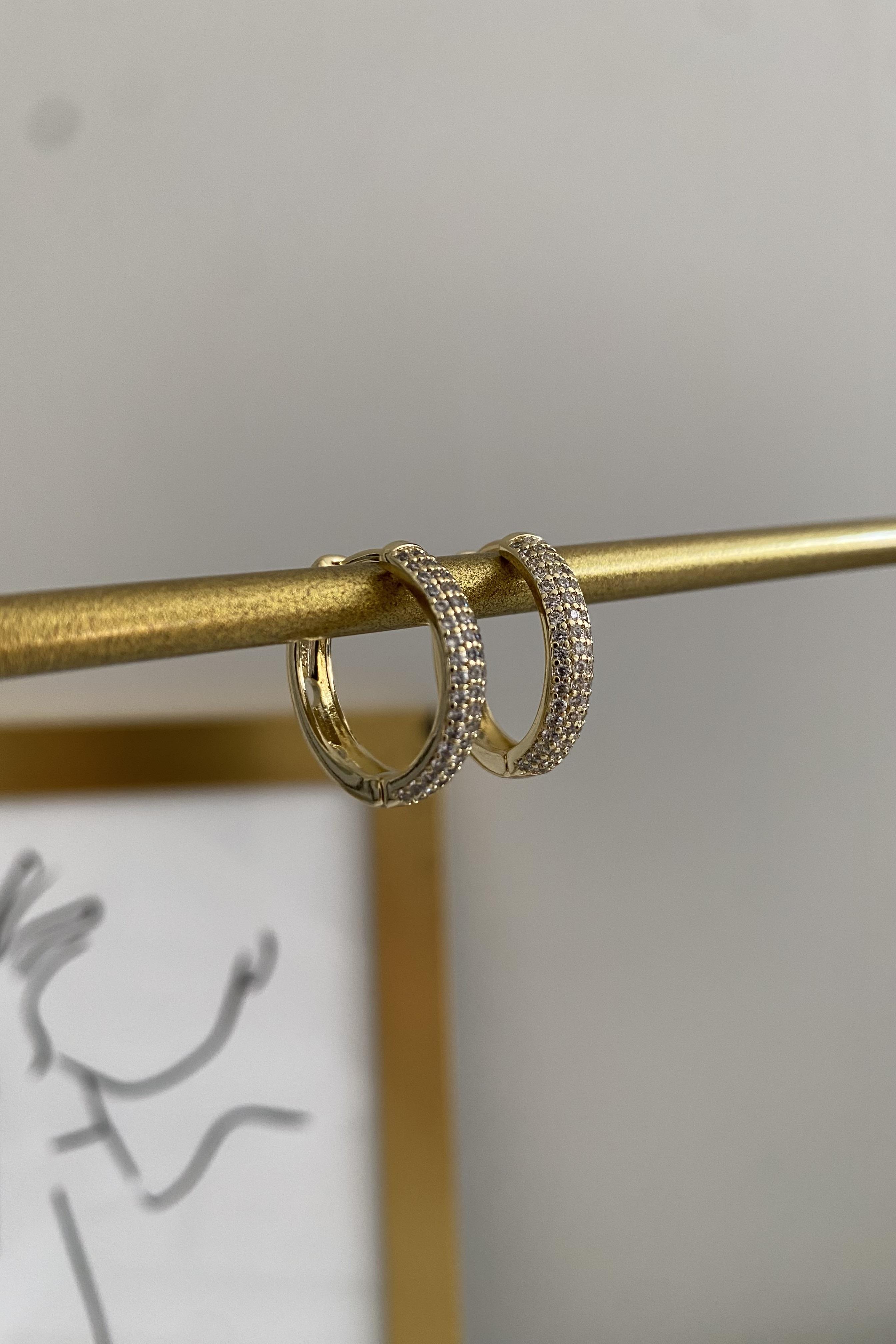 ÇİFT SIRA TAŞLI HALKA 1,8cm