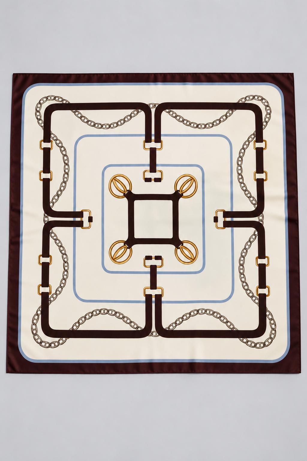 ZİNCİR DESENLİ ŞAL 90x90