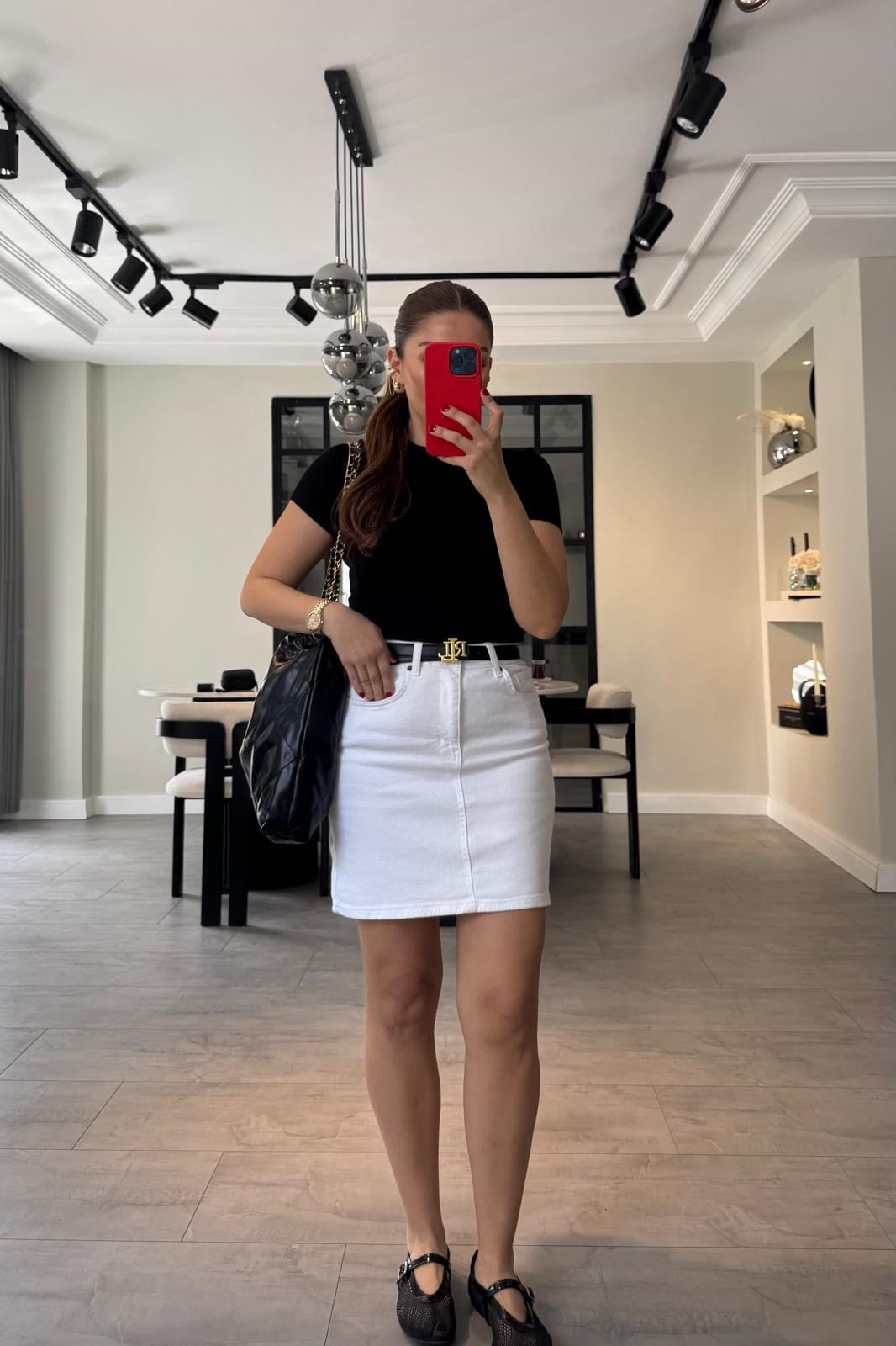 ROSE MİNİ JEAN ETEK/24147