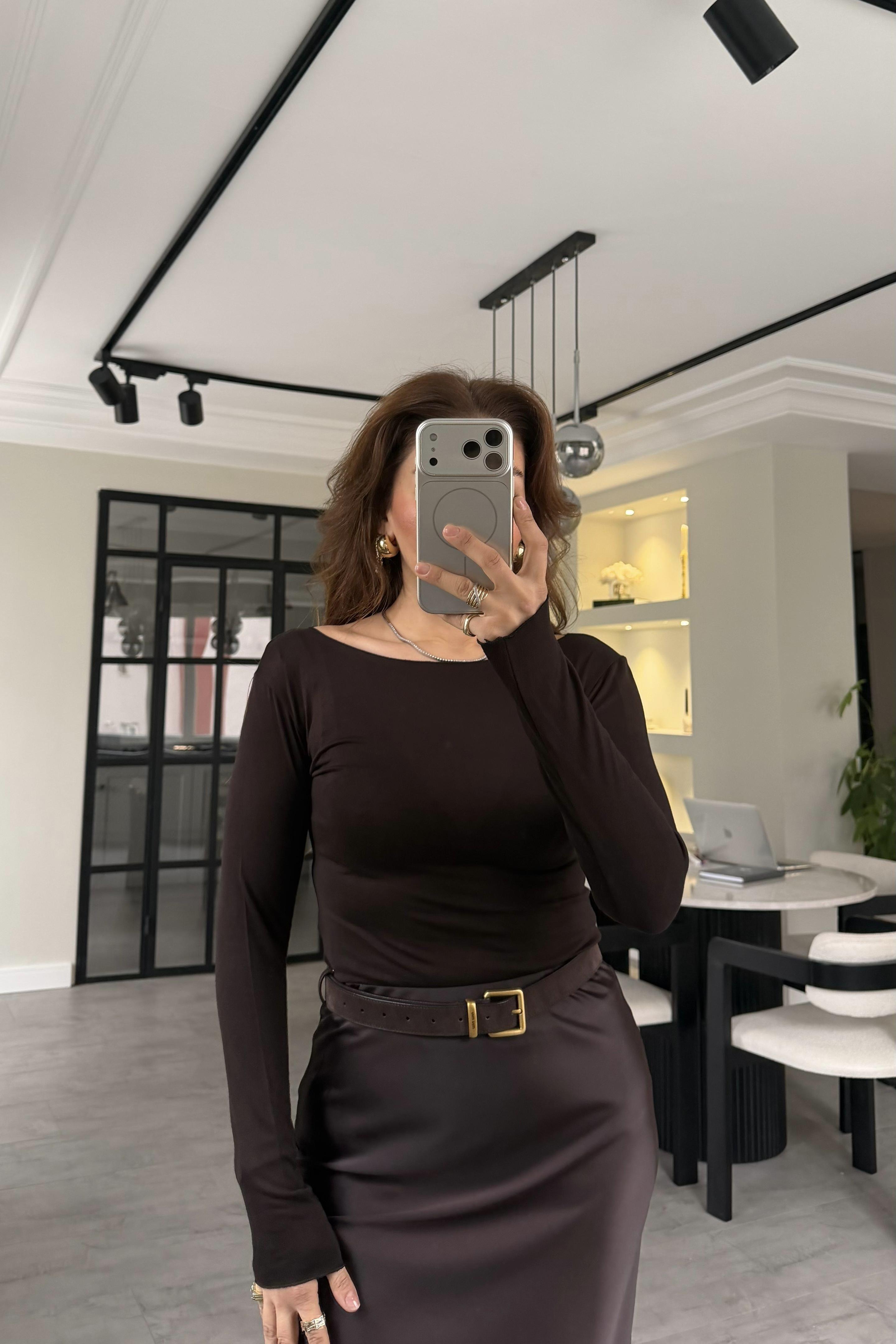 KAYIK YAKA YARI TRANSPARAN BODY/250668