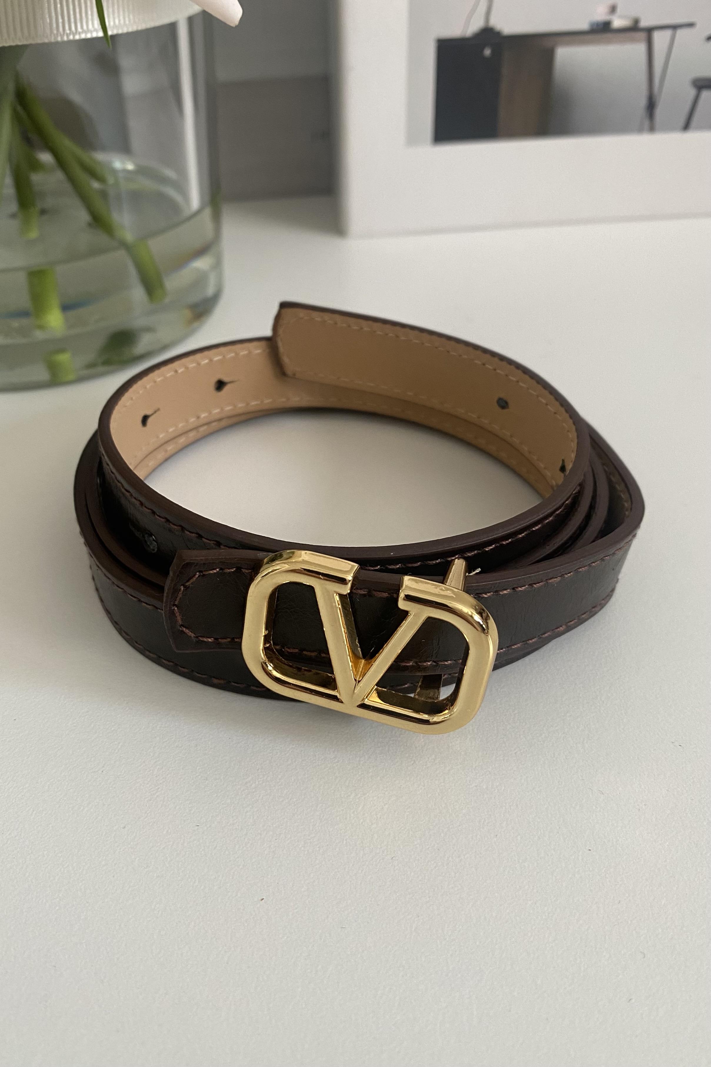 V TOKALI İNCE GOLD KEMER