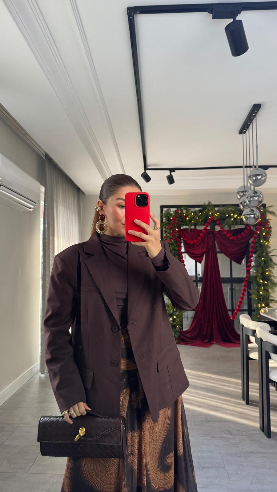 ÇİFT DÜĞMELİ BLAZER CEKET/9281