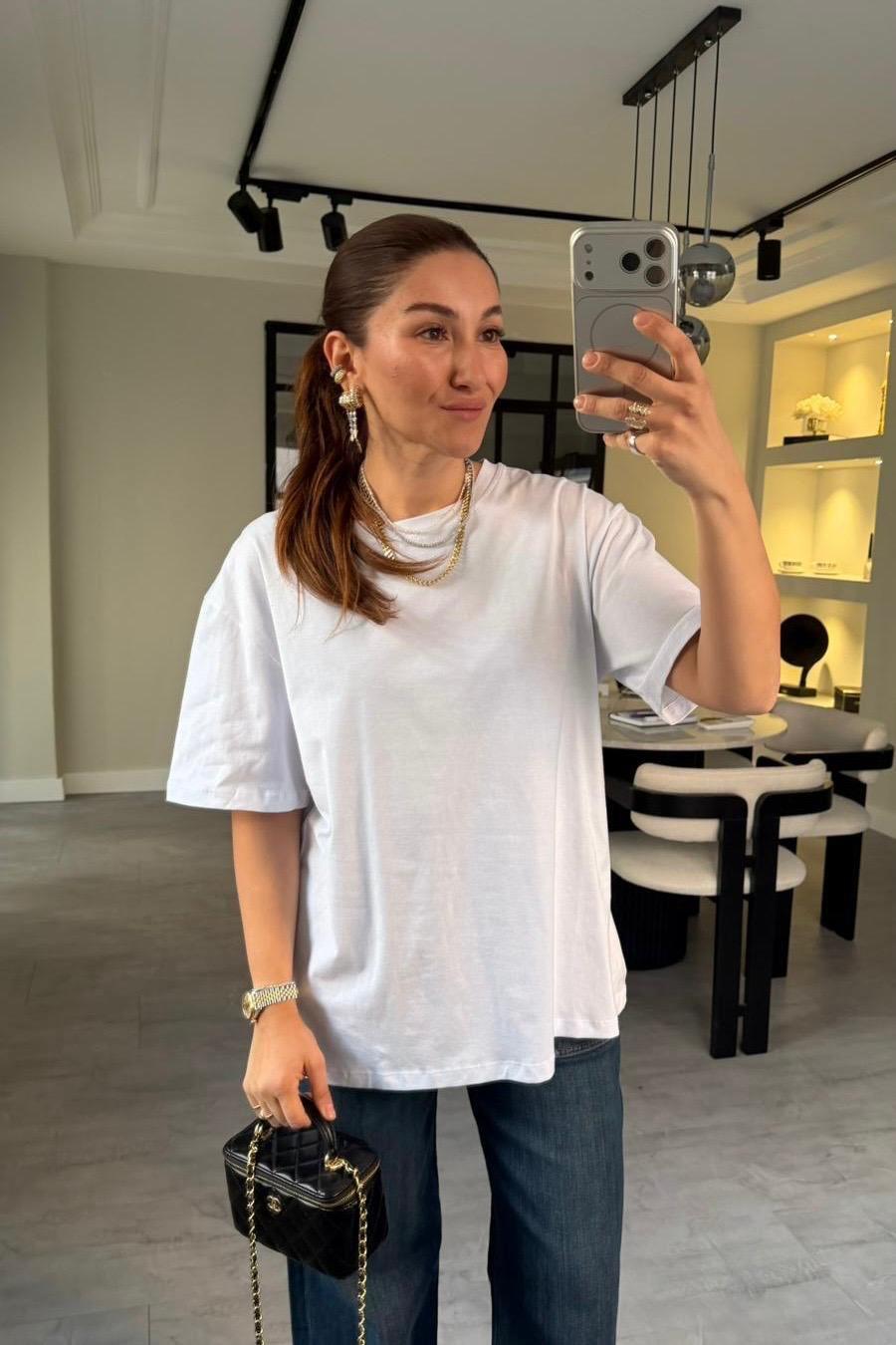 SIFIR YAKA BASIC T-SHIRT/Y001