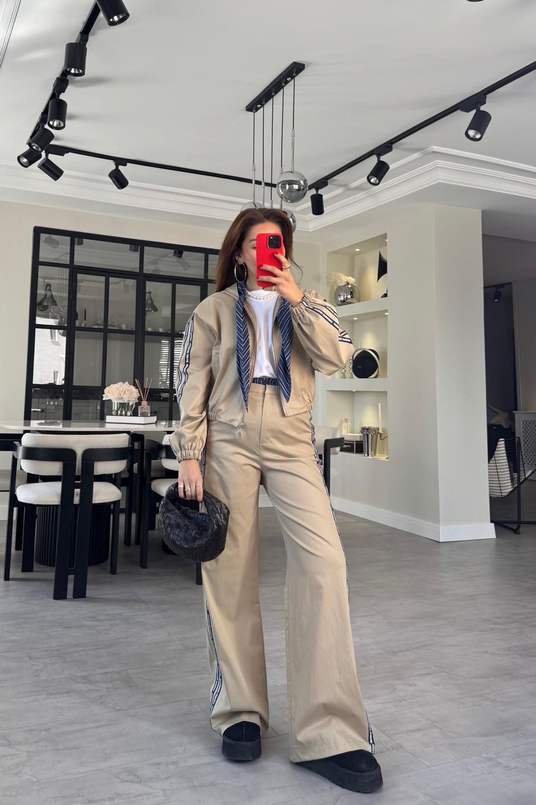 BOXER GÖRÜNÜMLÜ PALAZZO PANTOLON/1692