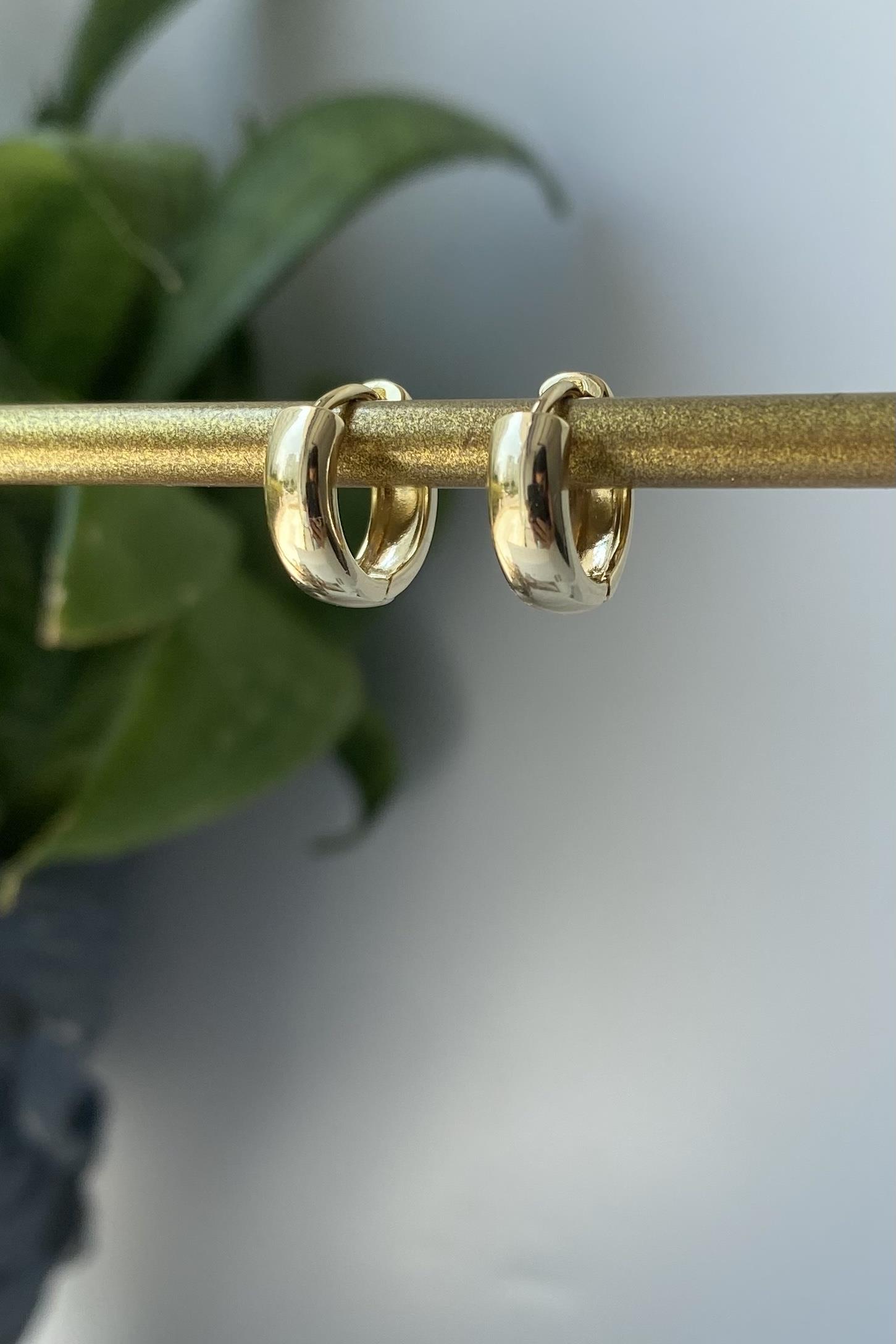 MİNİMAL HALKA KÜPE 1CM