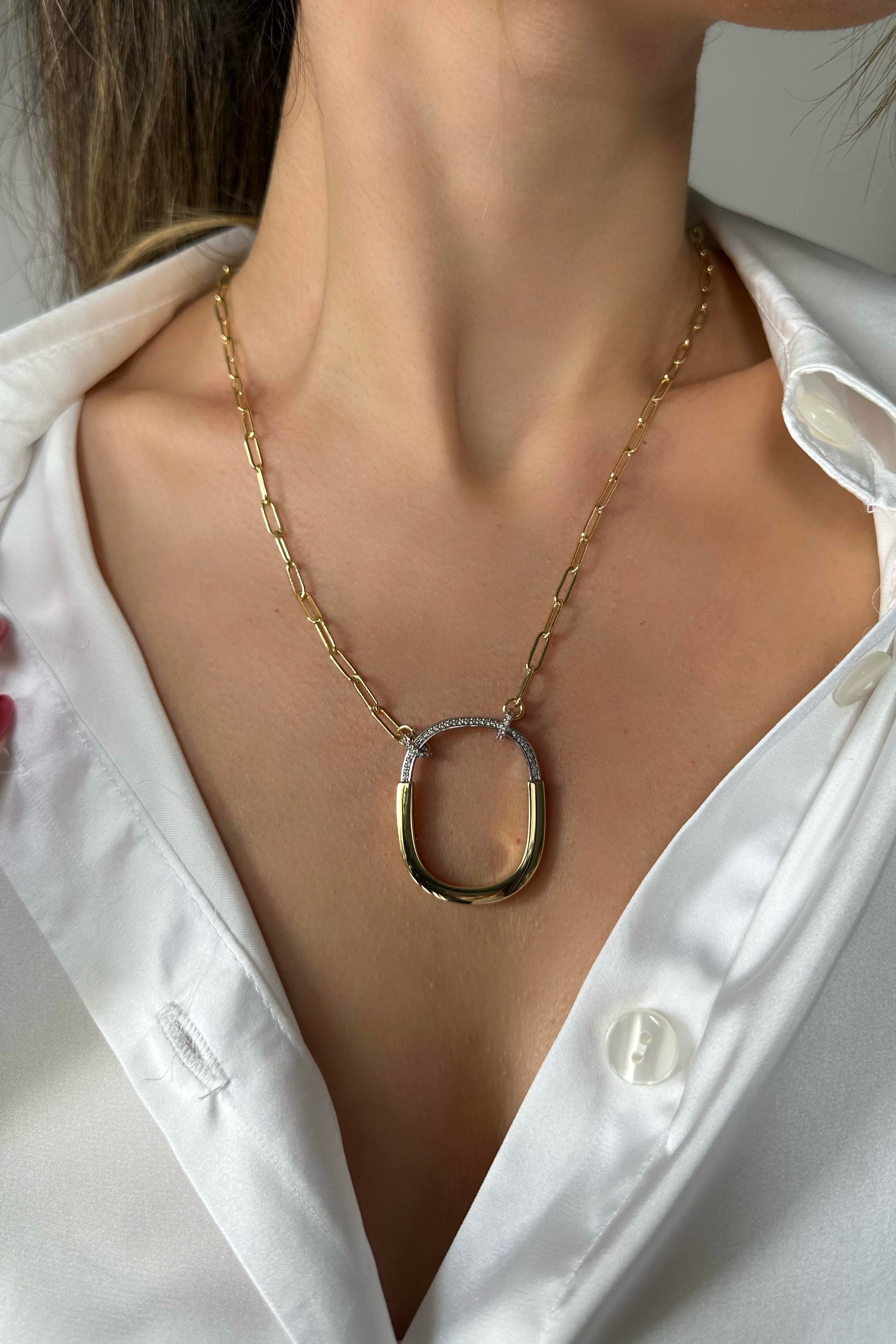OVAL TIFFANY KOLYE