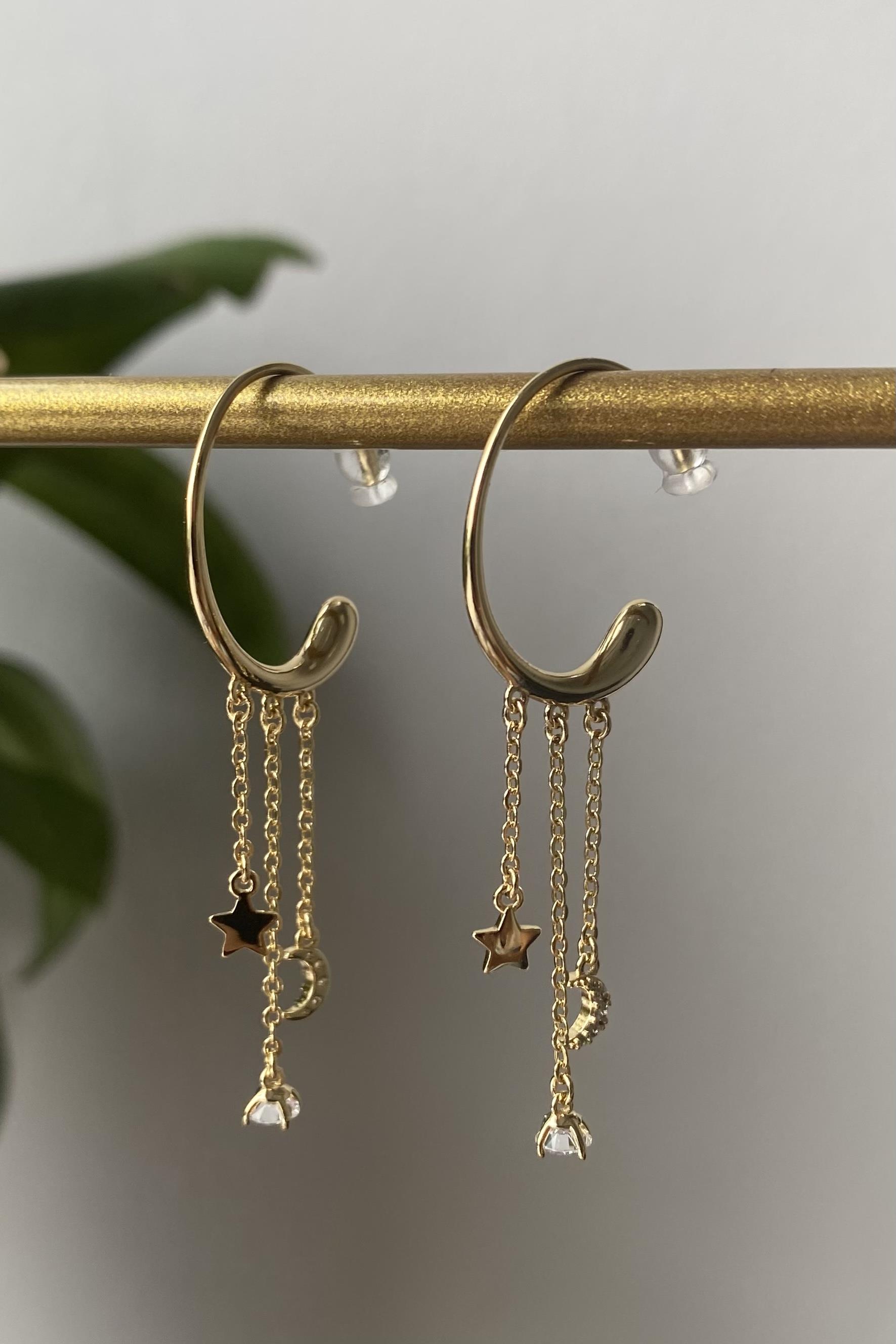 SAÇAKLI HALKA KÜPE