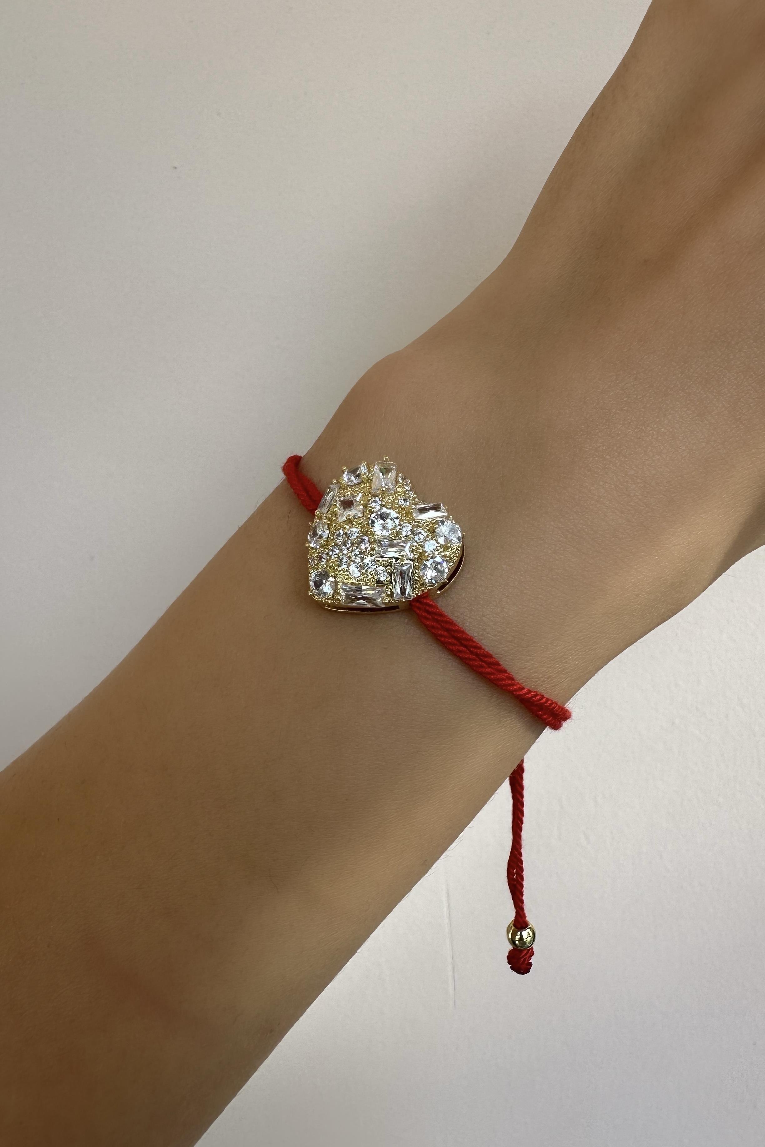 SERPME TAŞLI İP BİLEZİK