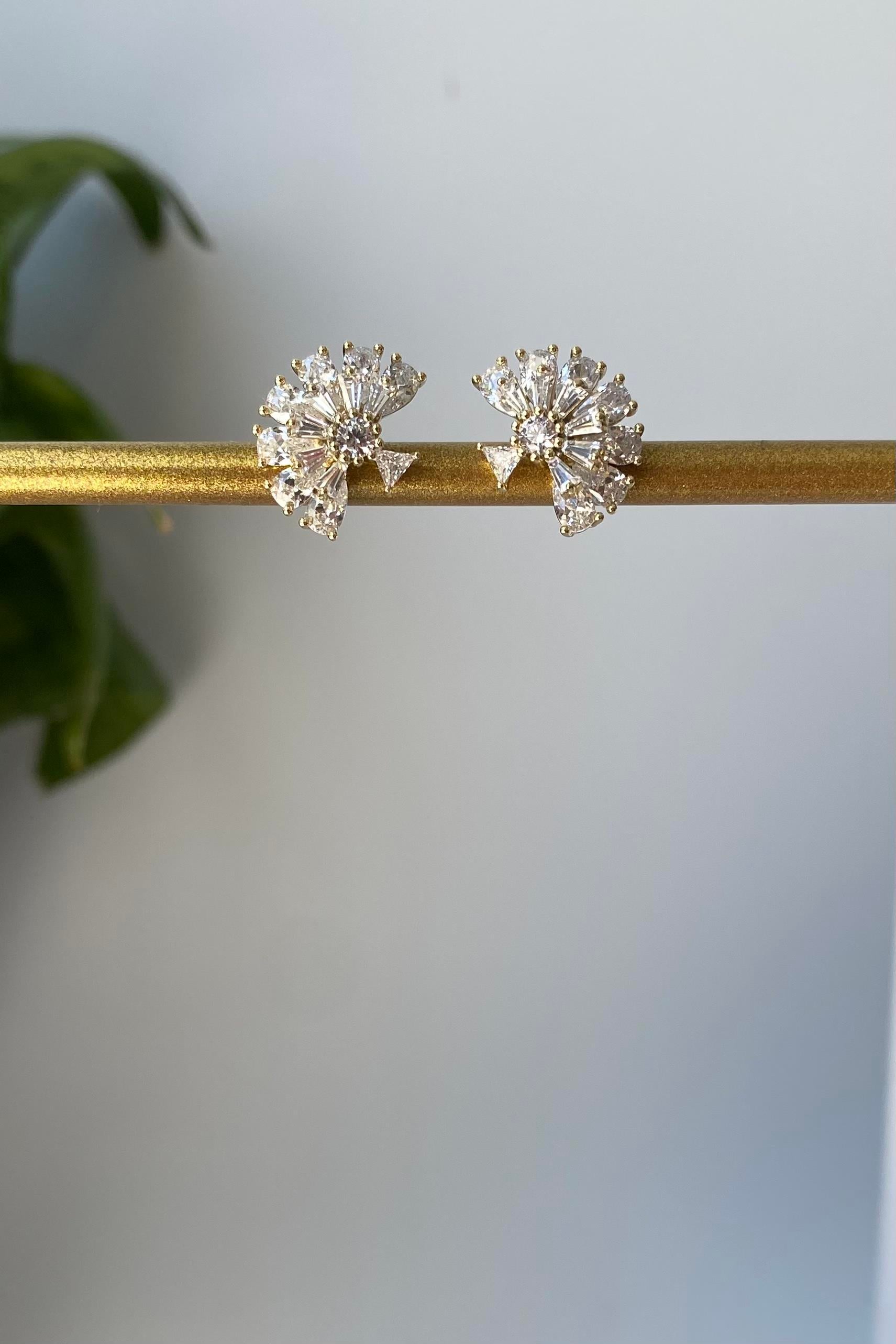 TAVUS KUŞU TAŞLI KÜPE