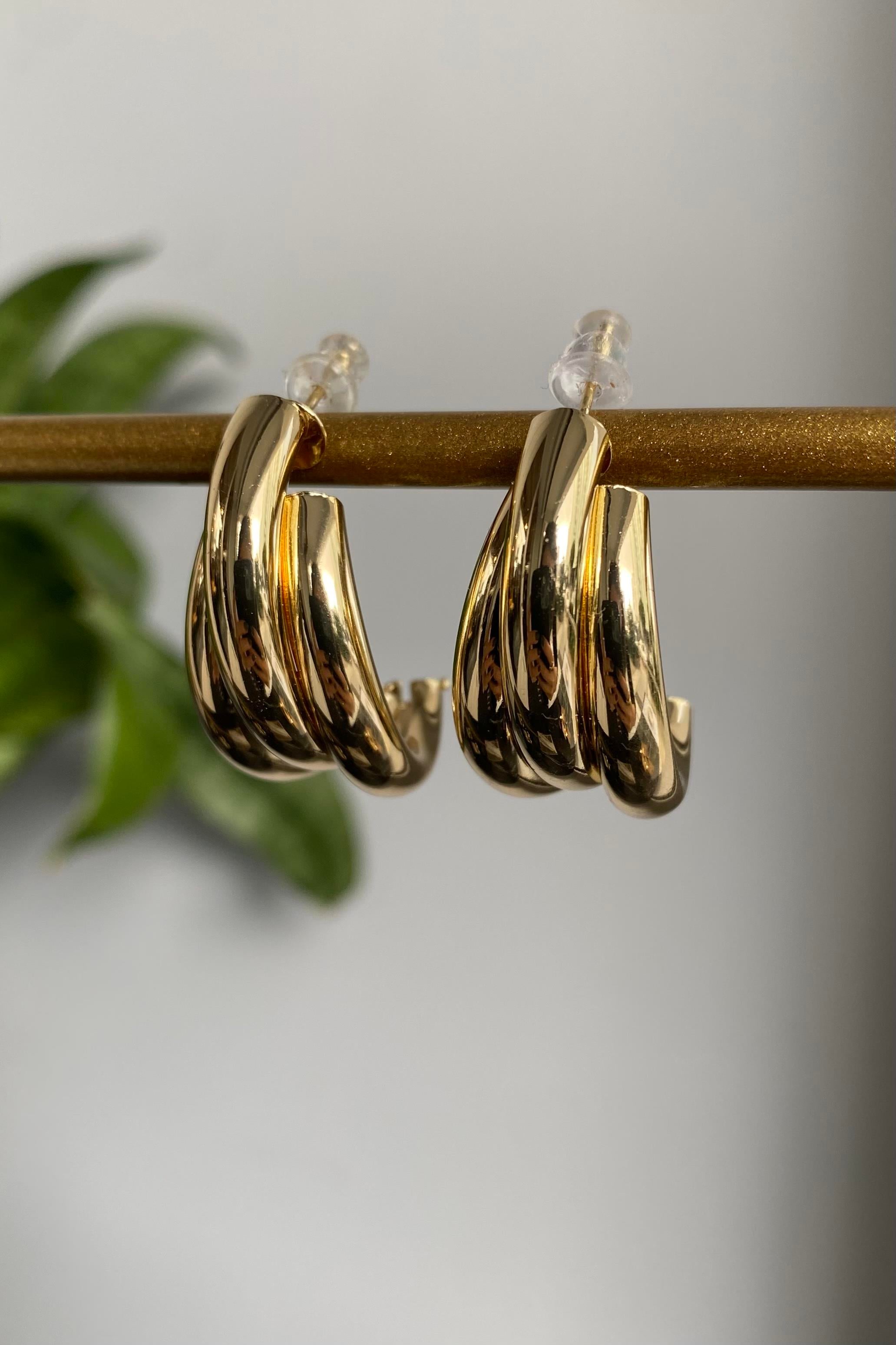 ÜÇLÜ ÇUBUK ÇİVİ KÜPE