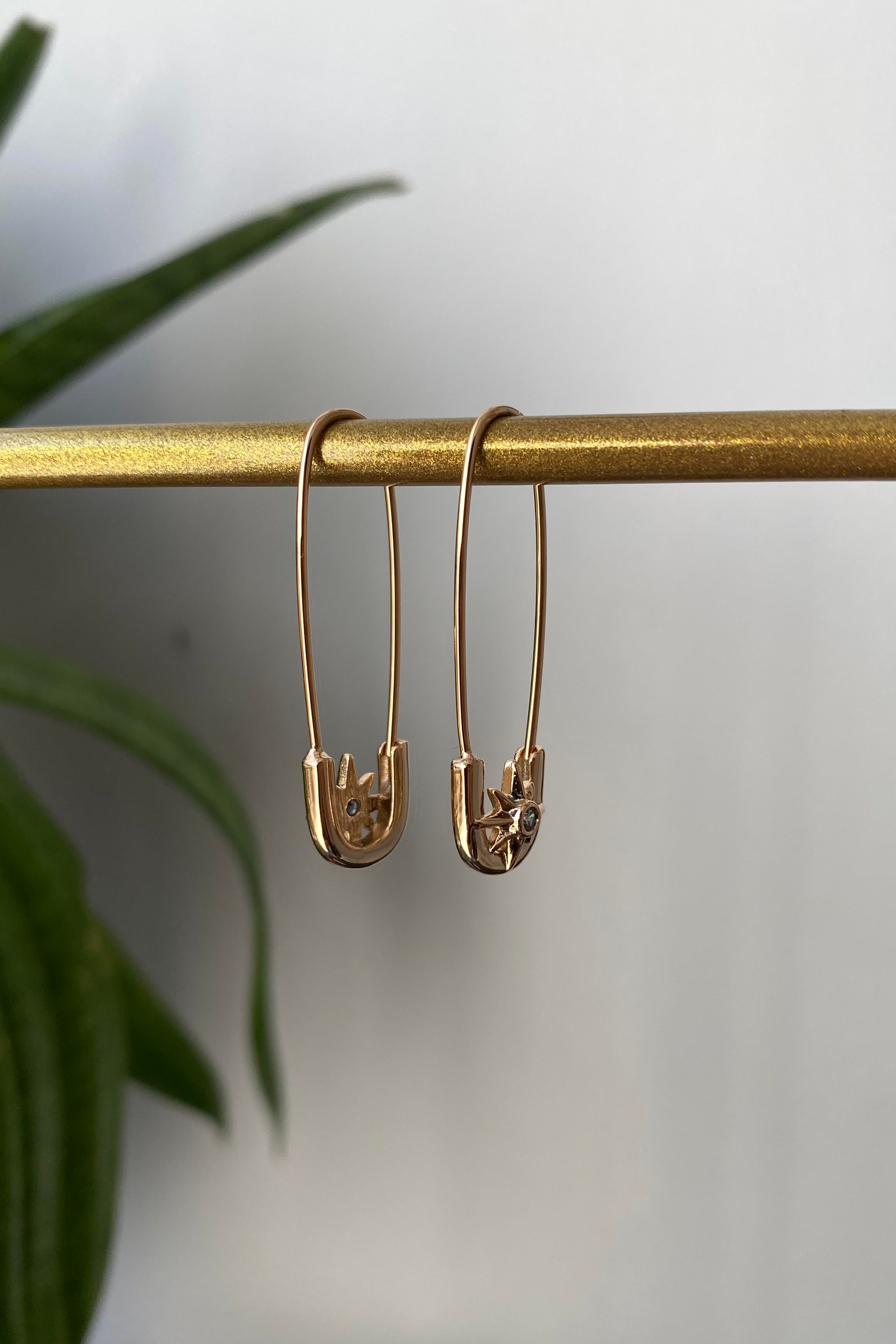 UCU YILDIZ TAŞ ÇENGELLİ İĞNE