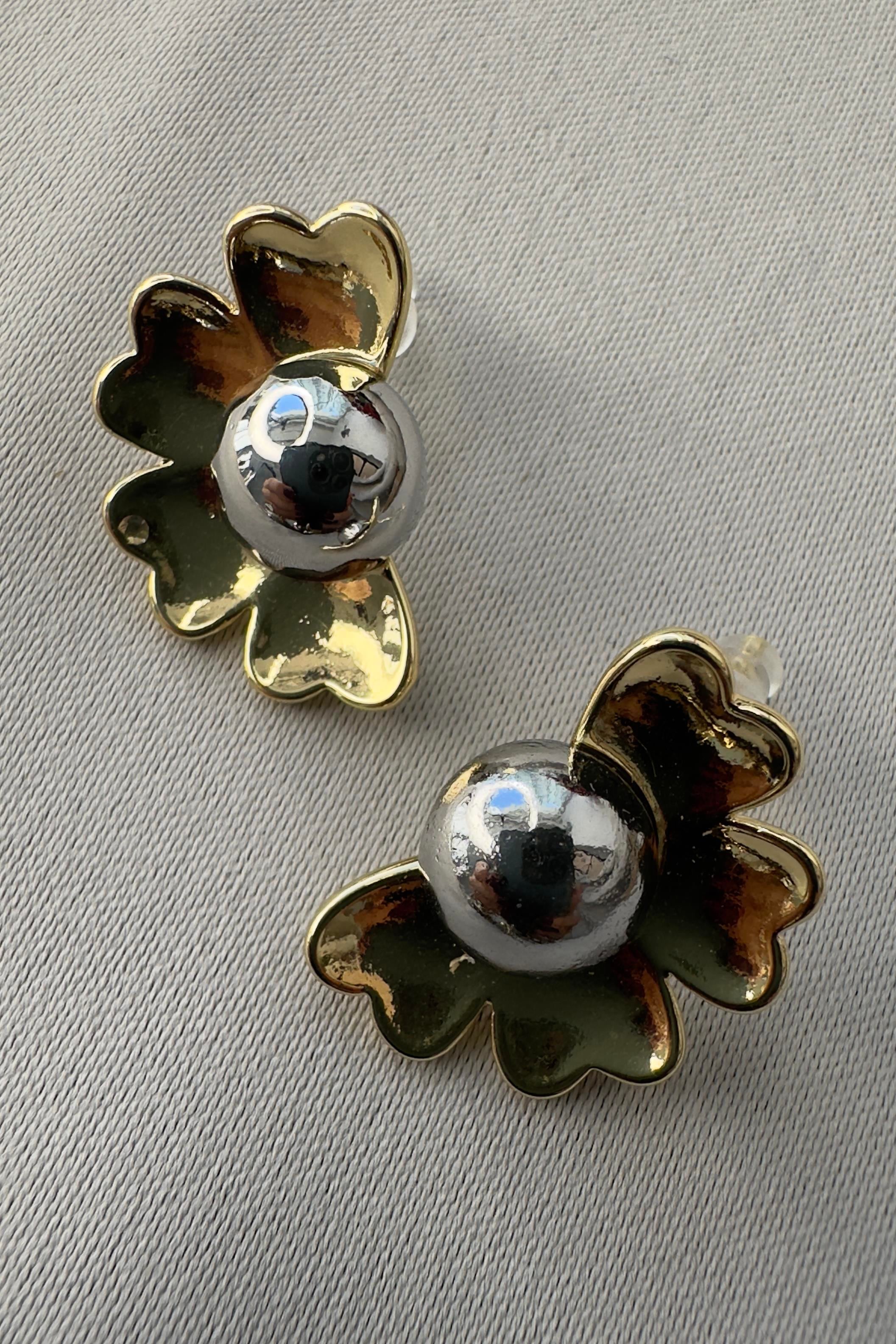 YARIM PAPATYA TOPÇUK KÜPE