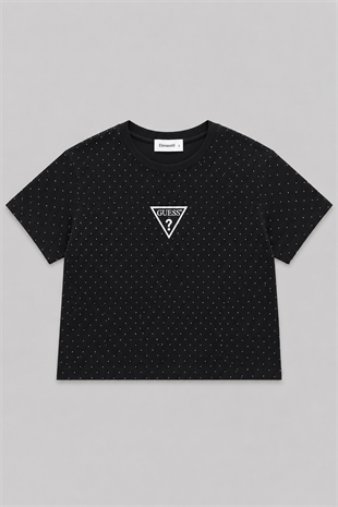 GESS FULL TAŞLI CROP T-SHIRT