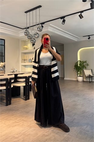 KEMERLİ ETEK PANTOLON/7162