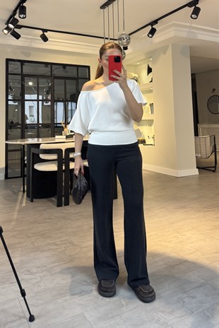 BELİ DÜZ OYSH PALAZZO PANTOLON