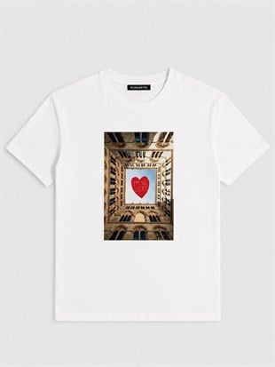 IM SO LUCKY YAZILI T-SHIRT