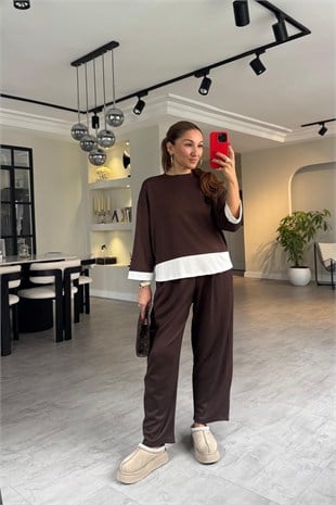 T-SHİRT DETAYLI TAKIM/3526