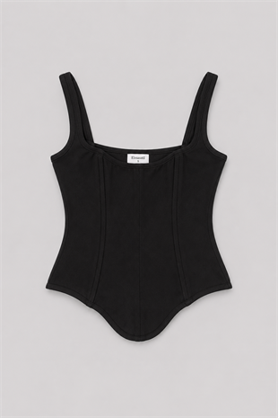 ASKILI KORSE CROP/7664