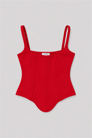 ASKILI KORSE CROP/7664