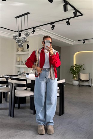 YÜKSEK BEL BALON JEAN/P0354