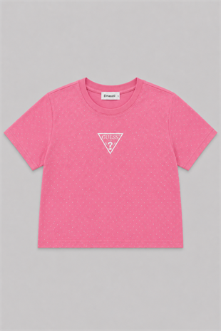 GESS FULL TAŞLI CROP T-SHIRT