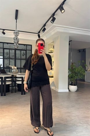 PÖTİKARELİ JOGGER PANTOLON
