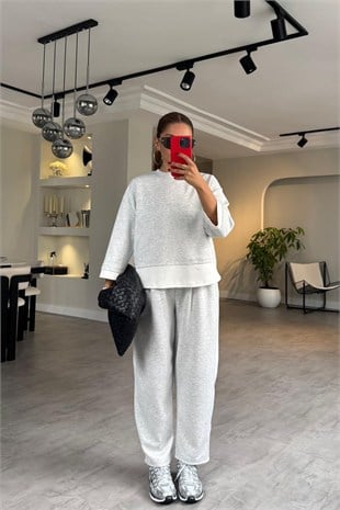 T-SHİRT DETAYLI TAKIM/3526