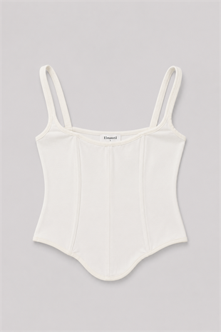 ASKILI KORSE CROP/7664