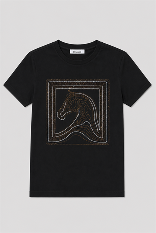 SERPME TAŞLI İPK T-SHIRT
