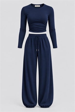 YAN BÜZGÜLÜ MODAL JOGGER TAKIM/4289