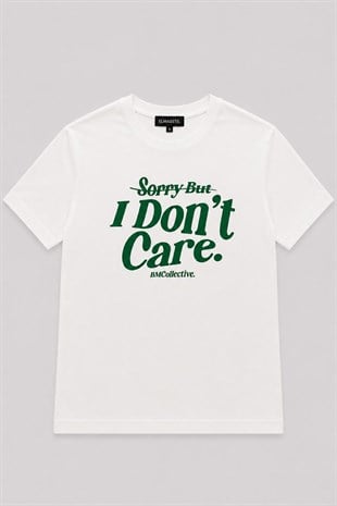 DONT CARE YAZILI T-SHIRT