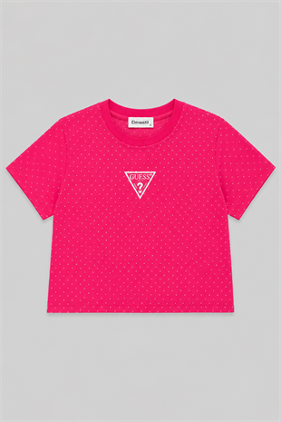 GESS FULL TAŞLI CROP T-SHIRT