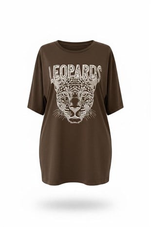 LEOPARDS TAŞLI T-SHİRT /7424