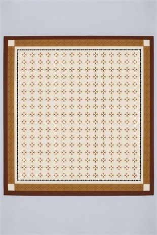 KAR TANESİ DESENLİ ŞAL 90x90