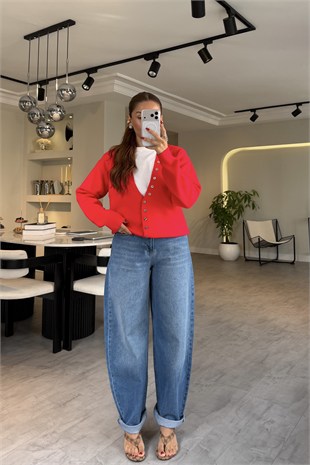 YÜKSEK BEL BALON JEAN/P0354