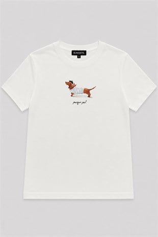 KÖPEK BASKILI T-SHIRT