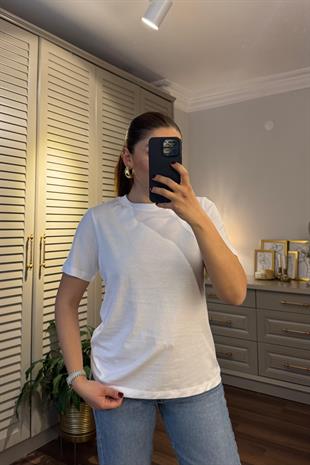 PAMUKLU BASİC T-SHIRT