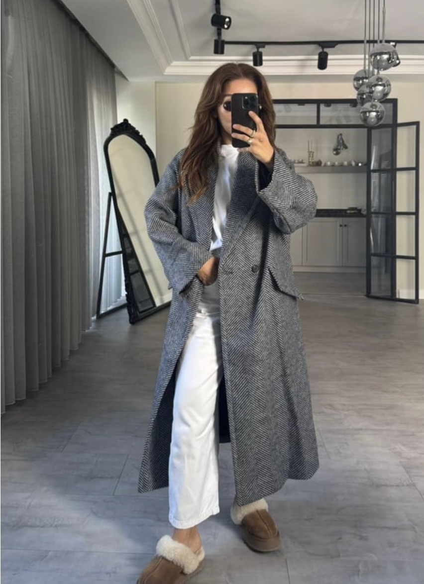 Kazayağı dinant kaşe kaban