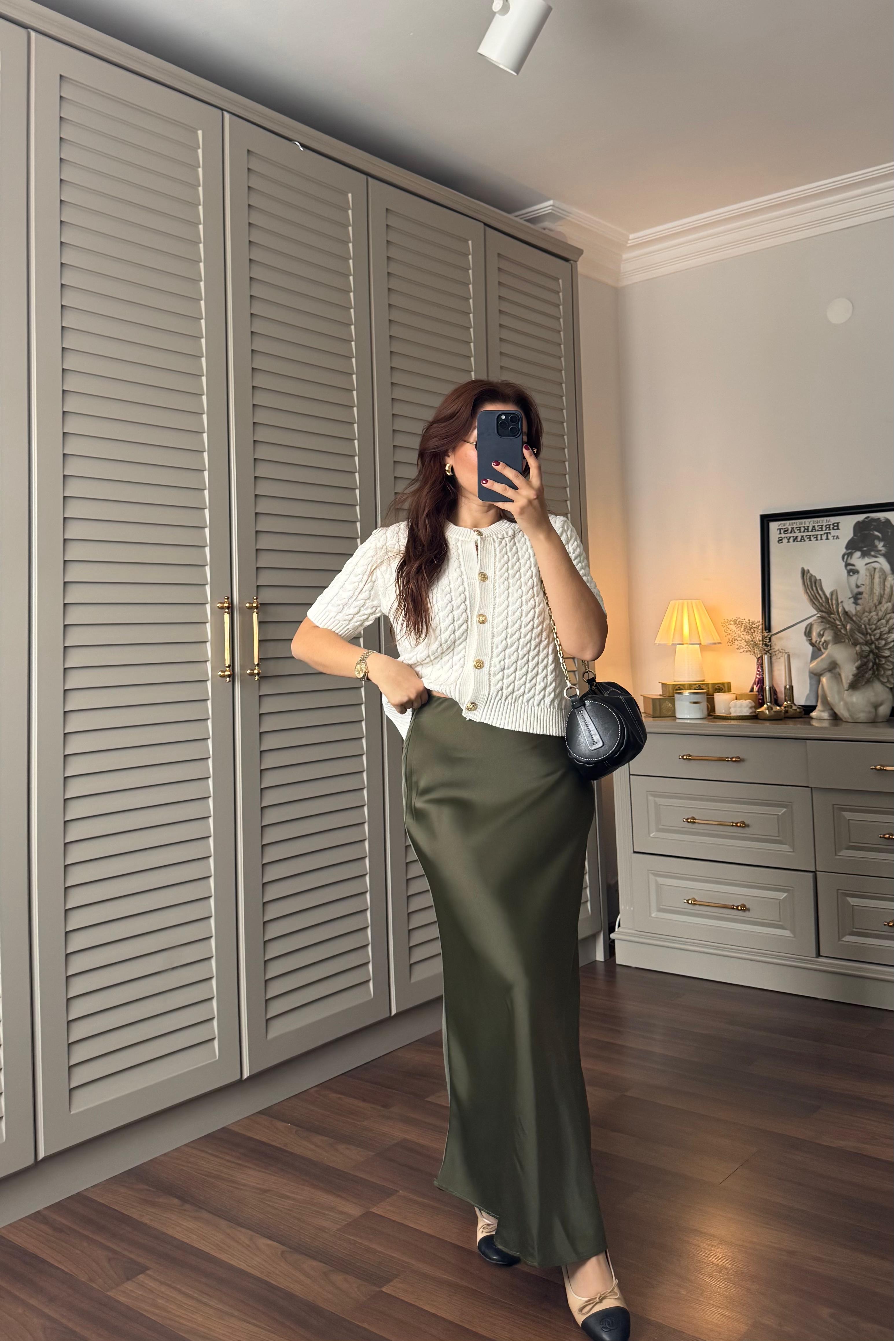 A KESİM SATEN ETEK/22193