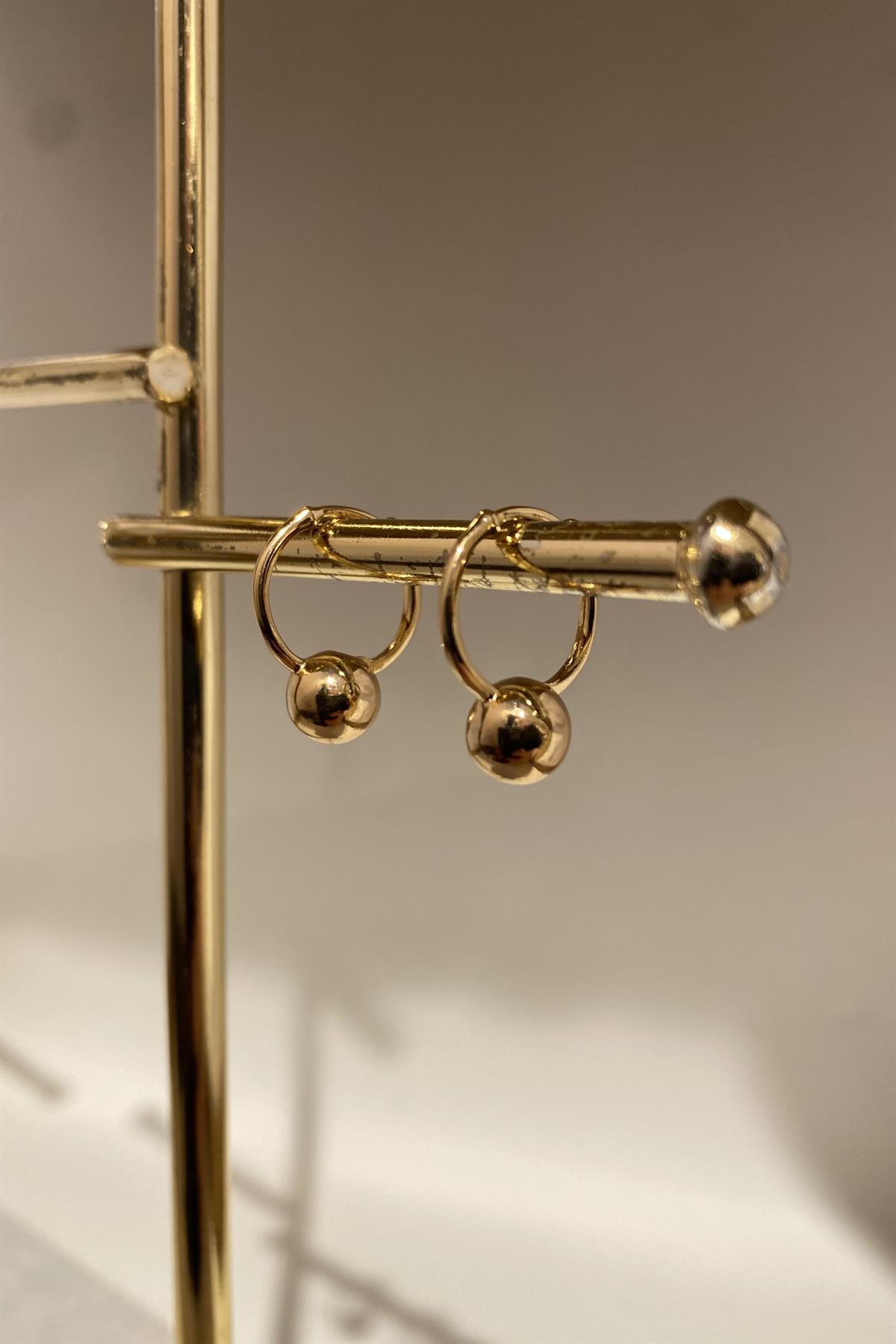 ALTI TOPLU İNCE HALKA KÜPE