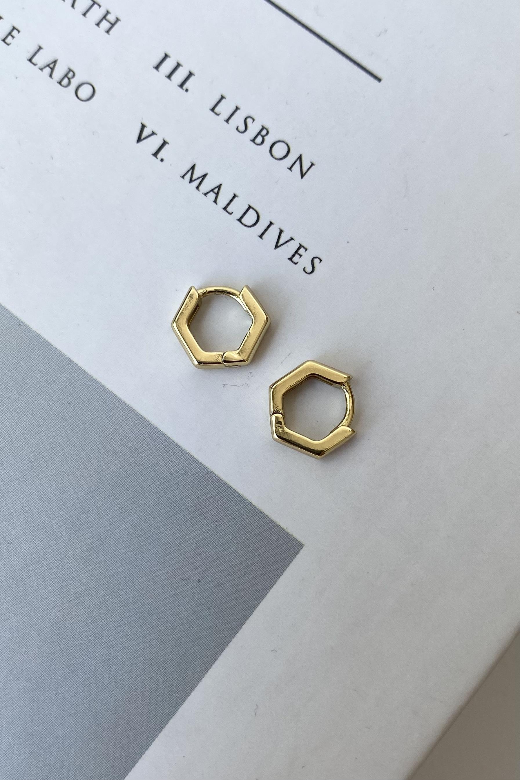 ALTIGEN HALKA KÜPE 1 CM