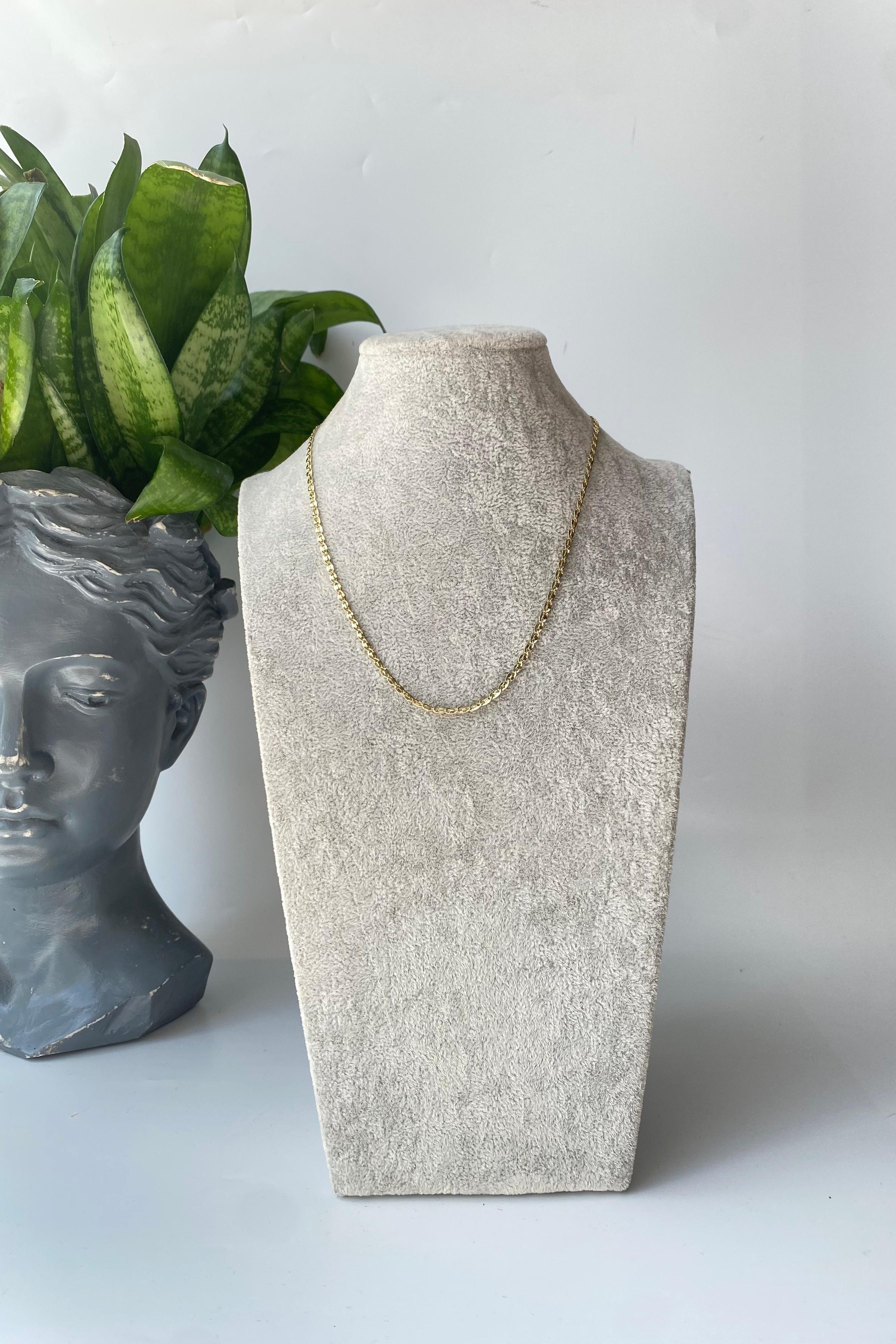 BADEM ZİNCİR KOLYE 45CM