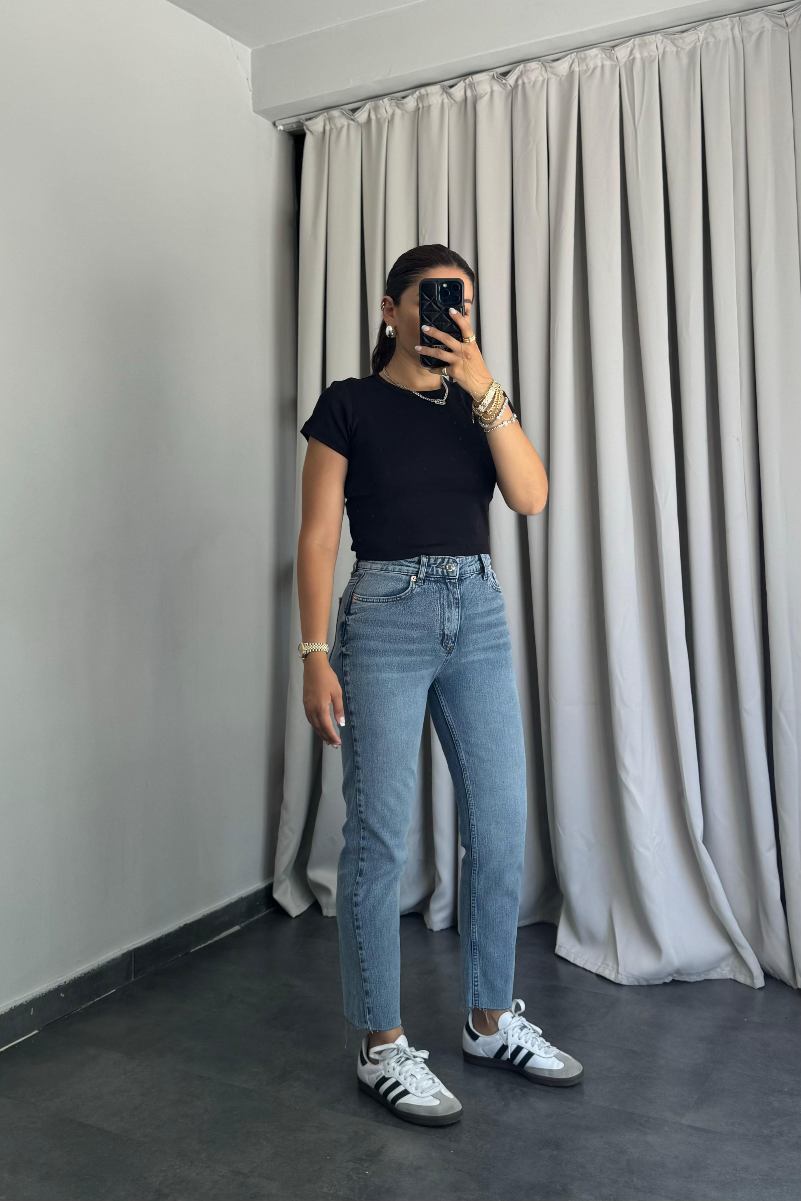 BİSİKLET YAKA BASİC CROP