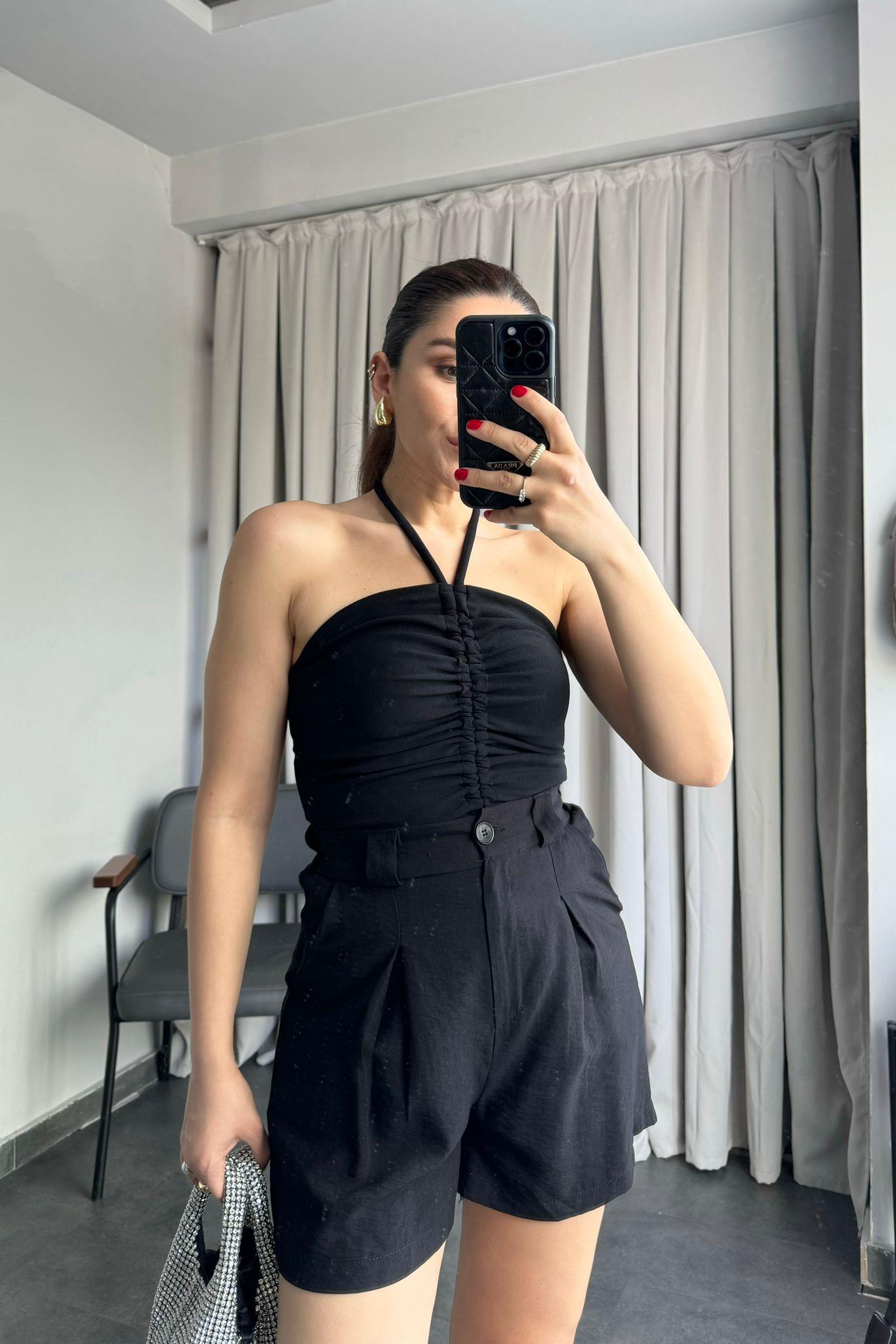 BOYUNDAN BAĞLAMALI BÜZGÜLÜ CROP